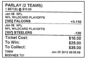 Non-Pay Table Parlays