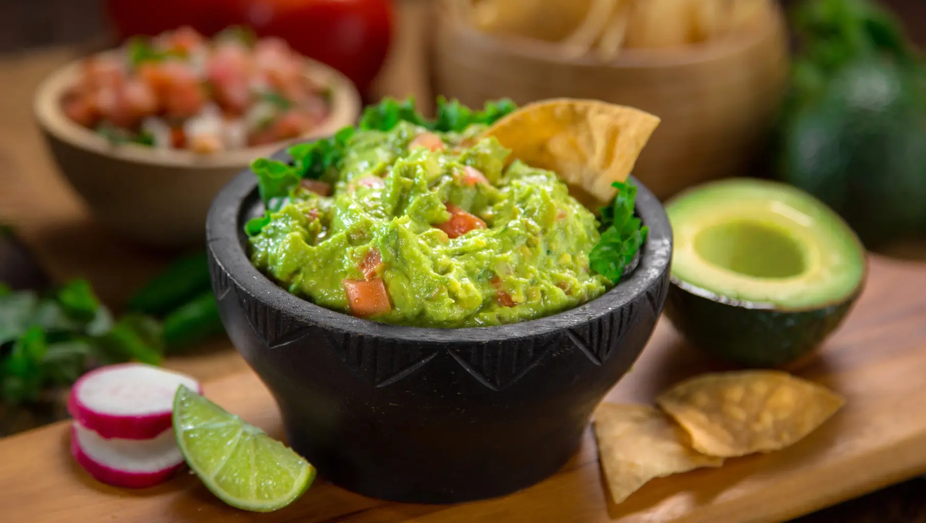 Chips and guacamole